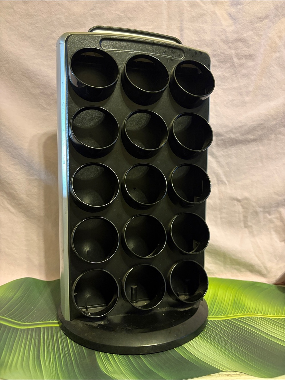 Keurig Black Rotating Pod Carousel Organizer